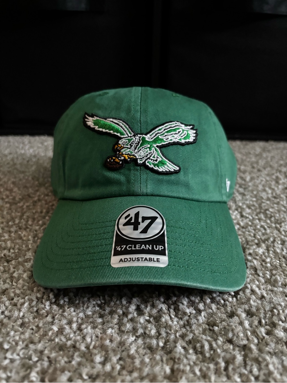 Philadelphia Eagles NFL 47 Brand Clean Up Adjustable Hat NWT